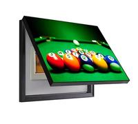 GHHQQZ Meter Breaker Wall Mounted Frame Electrical Panel Cover Minimalist Distribution Box Decorative Painting Entertainment Venues(C,50x70cm)