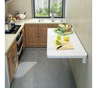 GHHVFEC Adjustable Wall-Mounted Folding Workbench - Multi-Purpose Desk for Laundry Room Kitchen Dining & Home Office - Convertible Computer Workstation & Space-Saving Solution