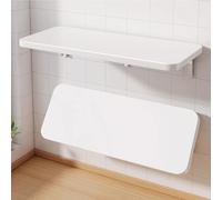 GHHVFEC Compact Folding Wall Desk Space-Saving Wall-Mounted Table for Home Office Kitchen & Laundry Room Small Wooden Desk (30x40cm/12x16in)