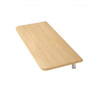 GHHVFEC Folding Floating Wall Table - Space-Saving Foldable Workbench & Desk for Home Office Kitchen Laundry Room - Raw Wood Finish Compact 40 x 24 cm Design