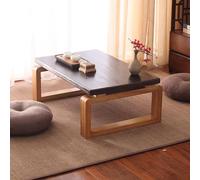 GHHVFEC Japanese Floor Table Modern Coffee Table Solid Wood Japanese Tea Table for Sitting On The Floor Bedroom Bay Window Tea Room(80 * 50 * 30cm/31.5 * 19.7 * 11.8in)