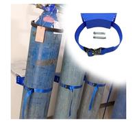 GHHVFEC Oxygen cylinder rack,Industrial Wall Cylinder Holder - Sturdy Oxygen & Propane Tank Storage Rack for Hospitals & Workshops, Portable 6-Pack Bracket, Space-Saving Design, Durable &