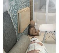 GHHVFEC Wall-Mounted Drop-Leaf Folding Table - Space-Saving Wooden Dining & Breakfast Bar Versatile Fold-Down Computer Desk for Home Office & Study Compact 70x40cm Design