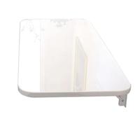 GHHVFEC Wall Mounted Folding Drop Leaf Dining Table with Laptop Shelf - Space-Saving Solution for Small Rooms Offices & Kitchens - Compact Design L110xW60cm