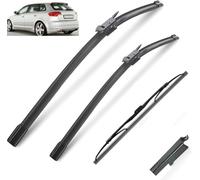 GHHVM Auto Windscreen Wipers for Audi A3 8P 2005-2012 24in+19in+13in, Front Rear Wiper Arm Blade and Arm Set Windscreen Wipers-Wiper Blades Kit Replacement,L-A/Lhd