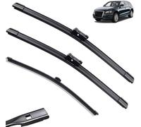 GHHVM Auto Windscreen Wipers for Audi Q5 2008-2023 24in+20in+13in, Front Rear Wiper Arm Blade and Arm Set Windscreen Wipers-Wiper Blades Kit Replacement,L-A/Lhd