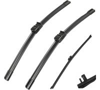 GHHVM Auto Windscreen Wipers for BMW X5 E70 2006-2011 24in+20in+15in, Front Rear Wiper Arm Blade and Arm Set Windscreen Wipers-Wiper Blades Kit Replacement,L-A/Lhd