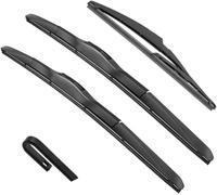 GHHVM Auto Windscreen Wipers for Hyundai Tucson TL MK3 2016 2017 2018 2019 2020 2021 26in+16in+14in, Front Rear Wiper Arm Blade and Arm Set Windscreen Wipers-Wiper Blades Kit Replacement,L-A/Lhd