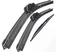 GHHVM Auto Windscreen Wipers for Kia Rio 1 DC 1999-2005 21in+18in+14in, Front Rear Wiper Arm Blade and Arm Set Windscreen Wipers-Wiper Blades Kit Replacement,L-A/Lhd