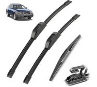 GHHVM Auto Windscreen Wipers for Subaru Outback 3 BL BP 2005-2009 24in+18in+14in, Front Rear Wiper Arm Blade and Arm Set Windscreen Wipers-Wiper Blades Kit Replacement,L-A/Lhd