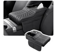 GHHVM Car Armrest Box Pad for Taigun Tharu Teramont Quantum, Center Console Armrest Seat Box Cushion PU Leather Waterproof Pad Interior Accessories,A