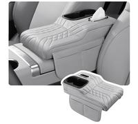 GHHVM Car Armrest Box Pad for VolvoV40 V50 V60 V70 V90 XC40 XC60 XC70 XC90, Center Console Armrest Seat Box Cushion PU Leather Waterproof Pad Interior Accessories,B