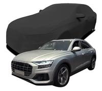 GHHVM Car Cover for Audi Q8 55 TFSI quattro 2023 2024 2025, All Weather Full Car Covers, Outdoor Sun Rain UV Snowproof, All Seasons Protection Cover,Black