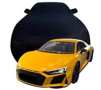 GHHVM Car Cover for Audi R8 Coupé V10, All Weather Full Car Covers, Outdoor Sun Rain UV Snowproof, All Seasons Protection Cover,Black