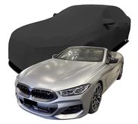 GHHVM Car Cover for BMW M850i Cabriolet, All Weather Full Car Covers, Outdoor Sun Rain UV Snowproof, All Seasons Protection Cover,Black