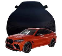 GHHVM Car Cover for BMW X6M, All Weather Full Car Covers, Outdoor Sun Rain UV Snowproof, All Seasons Protection Cover,Black