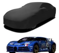 GHHVM Car Cover for Bugatti Centodieci, All Weather Full Car Covers, Outdoor Sun Rain UV Snowproof, All Seasons Protection Cover,Black