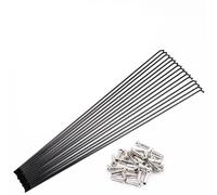 GHHZML Bicycle Spoke 14G 2.0mm Bicycle Spokes With Nipples 75mm-214mm Stainless Steel Electric Bike Mountain 36pcs/lot(135mm)