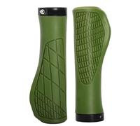 GHHZML Bike Handlebar Grips Bicycle Grips Soft Rubber For Mountain Bike Shockproof Anti-Slip Handlebar Cover Lock On Ergonomic Cycling Handle Bar Parts for Bikes(Tender green)