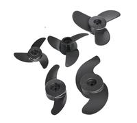 GHHZML Outboard Propellermodels 2/3 Blade Propeller Motor Boat Propellers Electric Engine Outboard Trolling(S 3 Vanes)