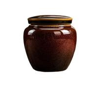 GHHZML pet urn Small Cremation Urns Ceramic Dog Cat Ash Holders Miniature Memorial Funeral Urn For Sharing Ashes Pet(Color4)