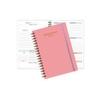 GHHZML Spiral Notebook A5 Planner Efficiency Weekly Schedule Book Straps Notebook(Style 7)