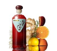 Ghia Non-Alcoholic Apéritif - 500ml | Botanical Mediterranean-Inspired Spirit Cocktail Mixer with Notes of Citrus, Rosemary & Bitter Herbs - Vegan, No Added Sugar, No Artificial Flavors, Caffeine-Free