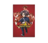GHIBYN Anime TV Show The Strongest Disciple Kenichi Poster in History Poster Decorative Painting Canvas Wall Posters And Art Picture Print Modern Family Bedroom Decor Posters 16x24inch(40x60cm)