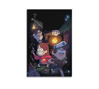 GHIBYN Anime TV Show Weird Town Poster Poster Decorative Painting Canvas Wall Posters And Art Picture Print Modern Family Bedroom Decor Posters 12x18inch(30x45cm)