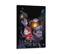 GHIBYN Anime TV Show Weird Town Poster Poster Decorative Painting Canvas Wall Posters And Art Picture Print Modern Family Bedroom Decor Posters 12x18inch(30x45cm)