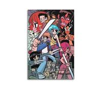 GHIBYN Scott Pilgrim Art Poster2 Poster Decorative Painting Canvas Wall Posters And Art Picture Print Modern Family Bedroom Decor Posters 08x12inch(20x30cm)