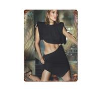 GHIBYN Singer Jennifer Lopez Poster4Wall Decor Art Metal Tin Poster Modern Bar Decorations40x30cm