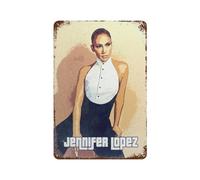 GHIBYN Singer Jennifer Lopez Poster5Wall Decor Art Metal Tin Poster Modern Bar Decorations30x20cm