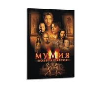 GHIBYN The Mummy Returns Movie Poster Poster Decorative Painting Canvas Wall Posters And Art Picture Print Modern Family Bedroom Decor Posters 24x36inch(60x90cm)