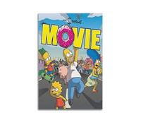 GHIBYN The Simpsons Cartoon Movie Poster Poster Decorative Painting Canvas Wall Posters And Art Picture Print Modern Family Bedroom Decor Posters 20x30inch(50x75cm)