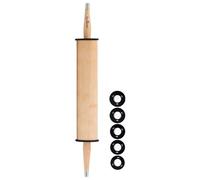 Ghidini 3522 Precision Pastry Rolling Pin Iginio Massari Wood