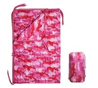 GHILEO Camo Poncho Liner, Army Blanket, Military Sleeping Bag, with A Compression Carrying Bag, for Traveling, Hiking, Camping, Outdoor Survival, Car Blanket