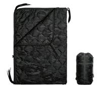 GHILEO Woobie Blanket, Army Poncho Liner with Zipper, Military Sleeping Bag, with A Compression Carrying Bag, for Hiking, Camping, Outdoor Survival