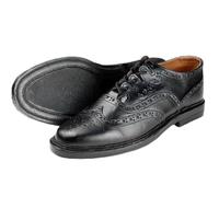 Ghillie Brogues Scottish Kilt Shoes PU Leather Ghillie Brogues Boots UK Sizes 7-12 (Black, One Size, UK Footwear Size System, Adult, Men, Numeric, Medium, 11)