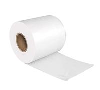 Ghims Lay Flat Poly Tubing, Food-Grade Polyethylene, Custom Poly Bag Packaging Solution, 8 Inches x 500 Feet, 2-Mil Thickness, 1 Roll (2" x 500' 2 Mil, Clear)
