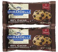 Ghirardelli Bittersweet 60% Cacao Baking Chips, 10 oz, 2 pk