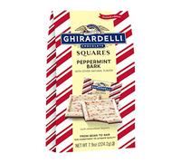 Ghirardelli Limited Edition Peppermint Bark Squares Bag, Milk Chocolate, 7.9 Ounce by Ghirardelli