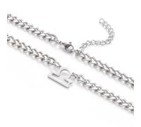 GHIUYUI Zodiac Sign Pendant Necklaces for Women Men Stainless Steel Leo Constellation Horoscope Astrology Jewelry, 6.5mm Diamond Cut Cuban Link Curb Chain 18+2 inches, 6.5 mm, Stainless Steel, No