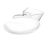 GHJ567RE Pouring Shield for kitchenaid 5.5 Quart, 6, 7, 8 Qt Stainless Steel Bowl-Lift Stand Mixer Accessories Splash Guard