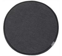 Ghjceviov Diameter 30cm/33cm/35cm/40cm/45cm Chair Pad, Non-slip Seat Cushion With Elastic Ties Hooks, Sponge Dining Chair Cushion, Small Round Stool Seat Pad(Blue Gray,30 * 30cm)
