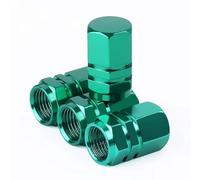 GHJFDF 4Pcs Alloy Tire Valve Caps for Honda Accord CRV XRV Civic Odyssey, Car Tyres Stem Leak-Proof Dust Covers with Seal Ring, Durable Car Accessories,green-A