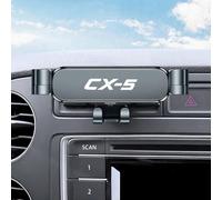 GHJFDF Car Phone Holder for Mazda CX-5 2015-2016, Air Vent Car Phone Mount Cradle 360° Rotation Super Stable Hook Clip One Button Release Holder