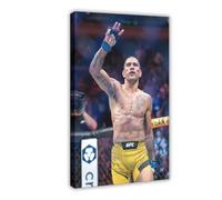 GHJIG Alex Pereira Boxing Athlete Canvas Poster Frame-style 12x18inch(30x45cm)