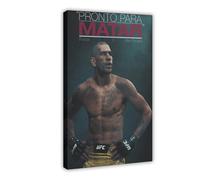 GHJIG Alex Pereira Boxing Athlete Canvas Poster Frame-style 12x18inch(30x45cm)