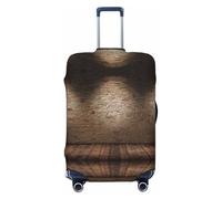 Ghjkfbf Lights Hit The Brick Wall Print Luggage Suitcase Cover Protector Luggage Washable Covers With Concealed Zipper, Black, M